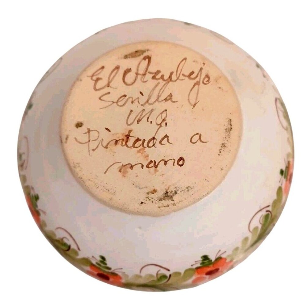 Vtg OOAK Spain Victorian Hand Painted Daisies Trinket Jewely Box Porcelain - Picture 8 of 8